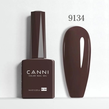 CANNI гель-лак новая серия 9134 глянцевое 9 мл