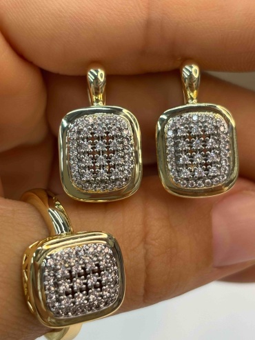 Arshat Jewels медицинская сталь, фианит