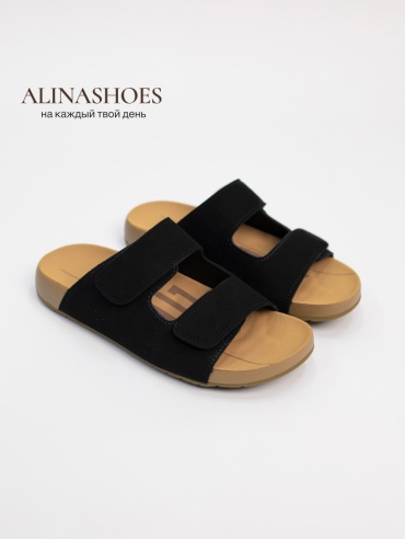 Шлепанцы alinashoes черный