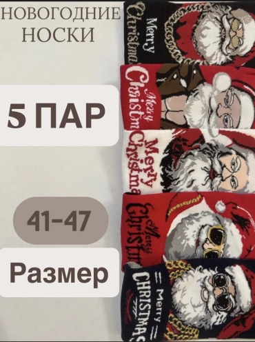 Носки SPEED WIN 5 пар мультиколор 41-47