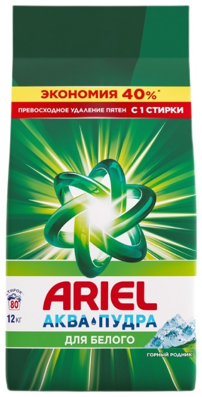 Стиральный порошок Ariel Горный родник автомат 12 кг