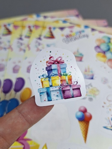 Стикерпак Happy Birthday синтет