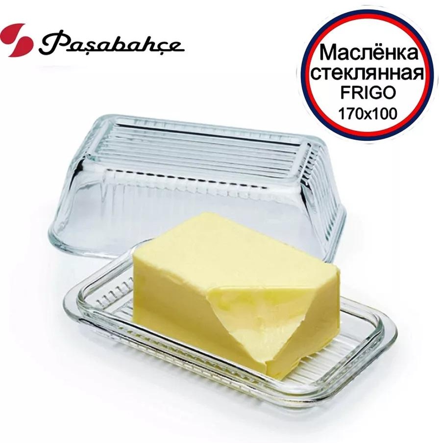 Масленка FRIG97711 176729641 прямоугольная 1 шт, стекло