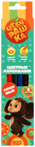 Цветной карандаш Мульти-Пульти форма шестигранная 6 шт
