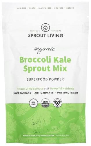 Sprout Living смесь ростков FD, брокколи и капуста 113 г