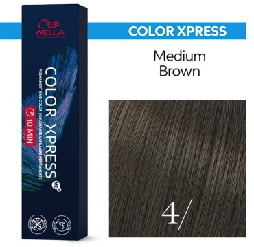 WELLA Color Xpress 4/ Коричневый натуральный крем-краска 60 мл