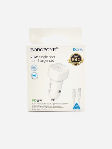 Borofone BZ34A USB Type-C 20 Вт белый