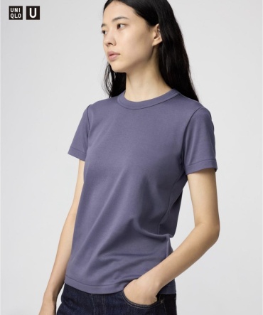 Футболка Uniqlo фиолетовый