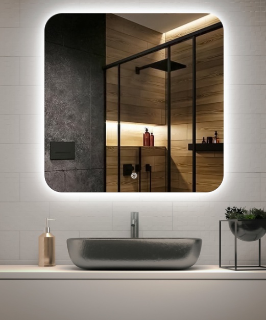 Зеркало настенное Vincea 80x80 см