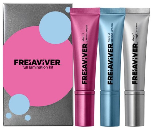 FreiAVIVER состав для ламинирования для бровей, для ресниц 3 состава по 15мл 45 мл