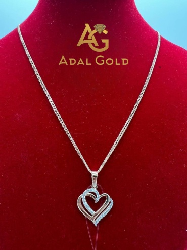 ADAL GOLD ADG_NC110-011 длина 50 см, вес 2.7 г золото, плетение двойной ромб