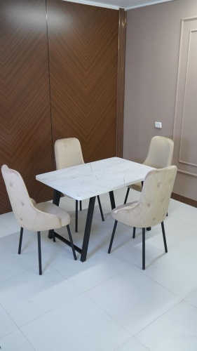 Комплект 109463539, стол 120х80 см + 4 стула, мультиколор