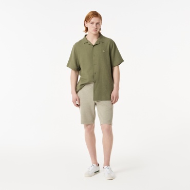 Повседневные шорты LACOSTE бежевый
