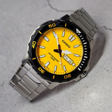 Кварцевые CASIO MTD-125D-9AVDF нержавеющая сталь