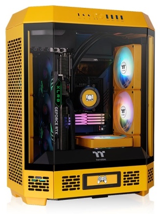 Thermaltake The Tower 600 Bumblebee желтый