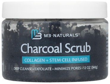 M3 Naturals скраб Угольный для тела 340 г
