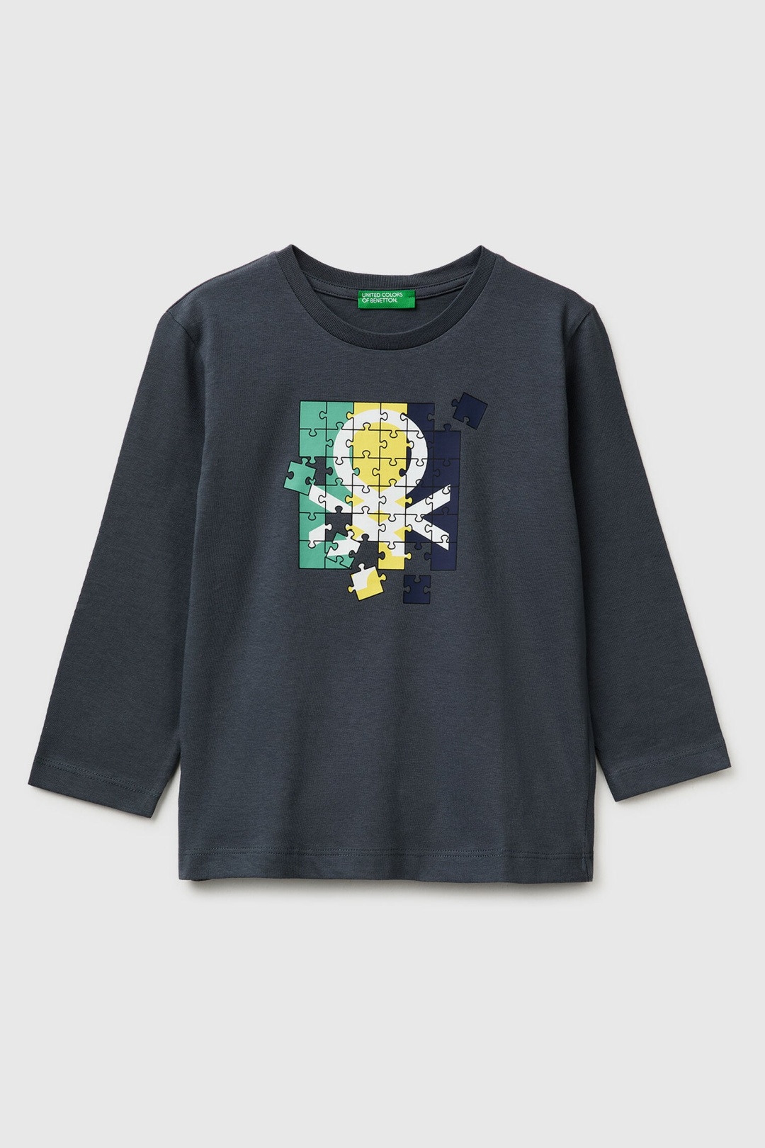 Футболка UNITED COLORS OF BENETTON серый