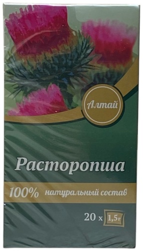 Расторопша плоды, Алтайское народное средство, фильтр-пакеты, 30 г (20×1.5 г)