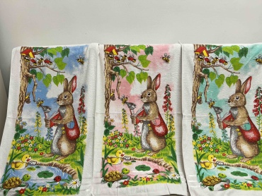 Полотенце 90x50 см, махровая ткань, велюр, 1 шт,