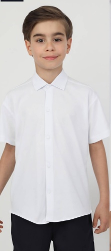 Школьная рубашка NJN белый