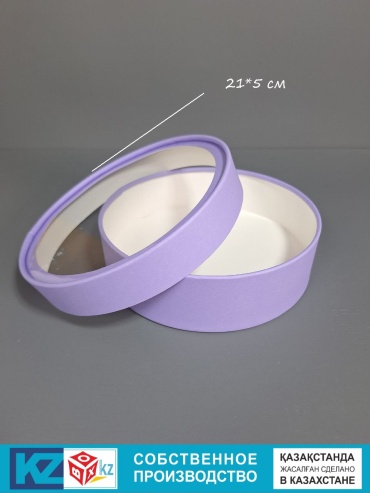 Коробка BOXKZ 1 шт, 21х21х5 см