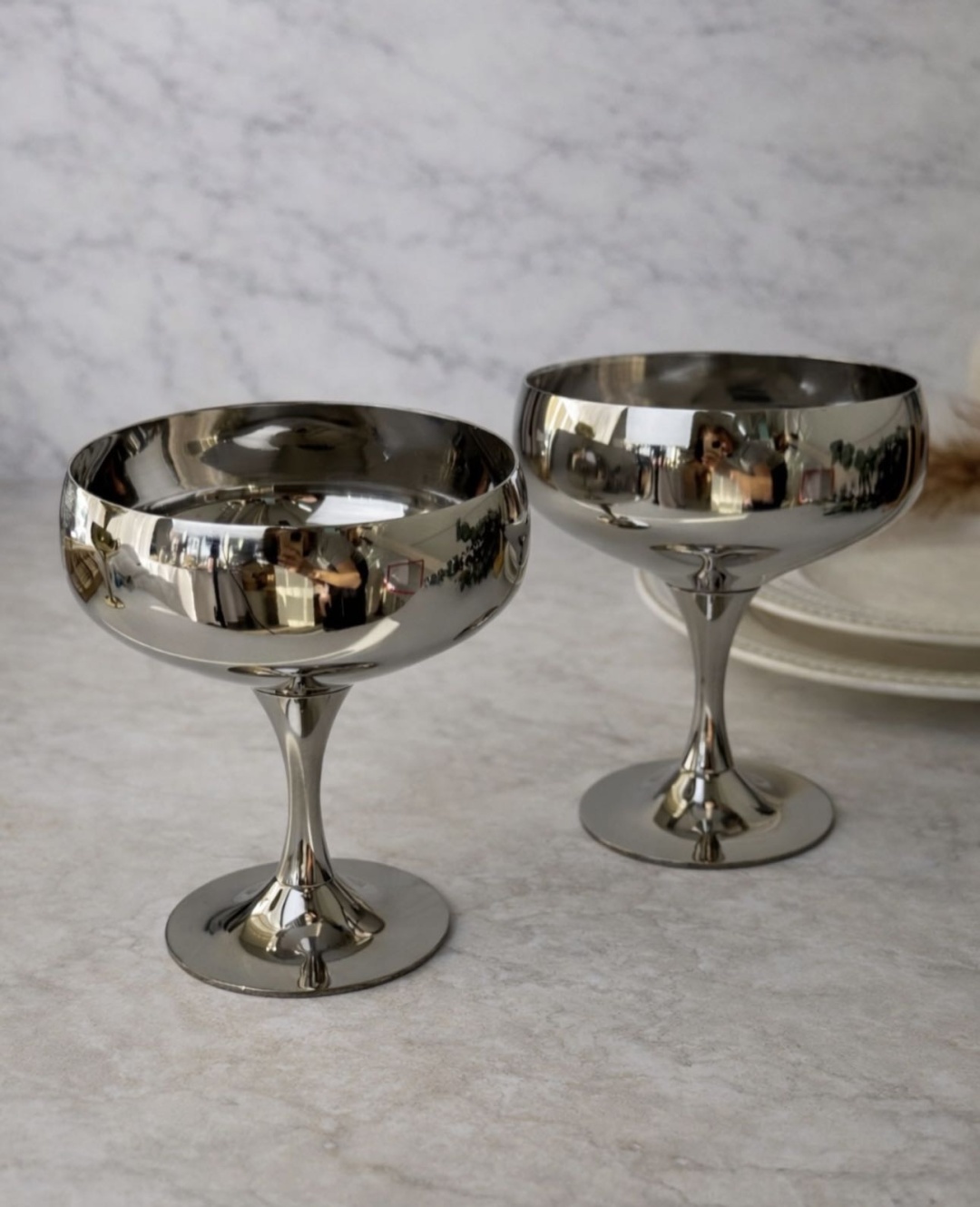 SANI collection креманка SF-33 круглая 6 шт, нержавеющая сталь