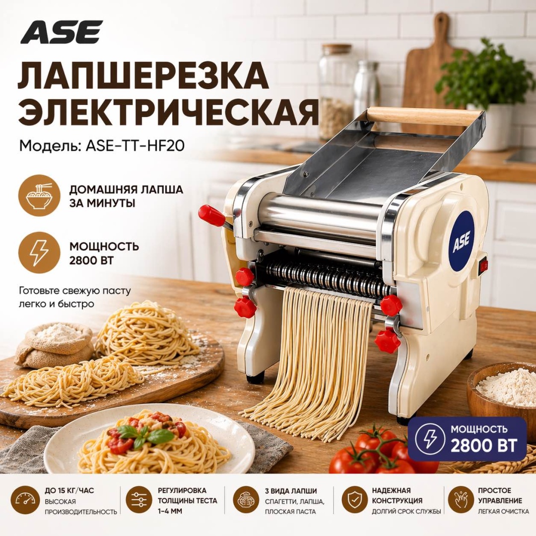 Лапшерезка Ase ASE-TTHF20 электрическая