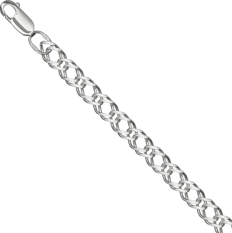Lucente Silver ZO-НЦ_22-076Ю-3_1_55 длина 55 см, вес 23.38 г серебро, плетение двойной ромб
