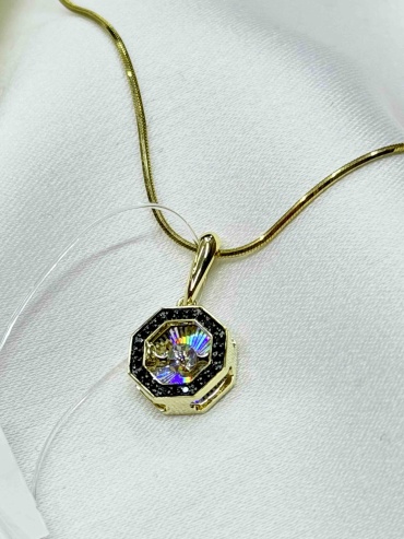 Подвеска PRESTIGE JEWELRY П-1643-043-Р вес 1.57 г золото, бриллиант