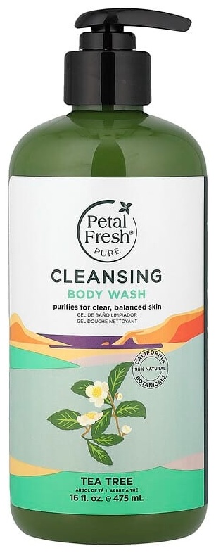 Petal Fresh очищающий гель для душа, чайное дерево, 475 мл гель 475 мл