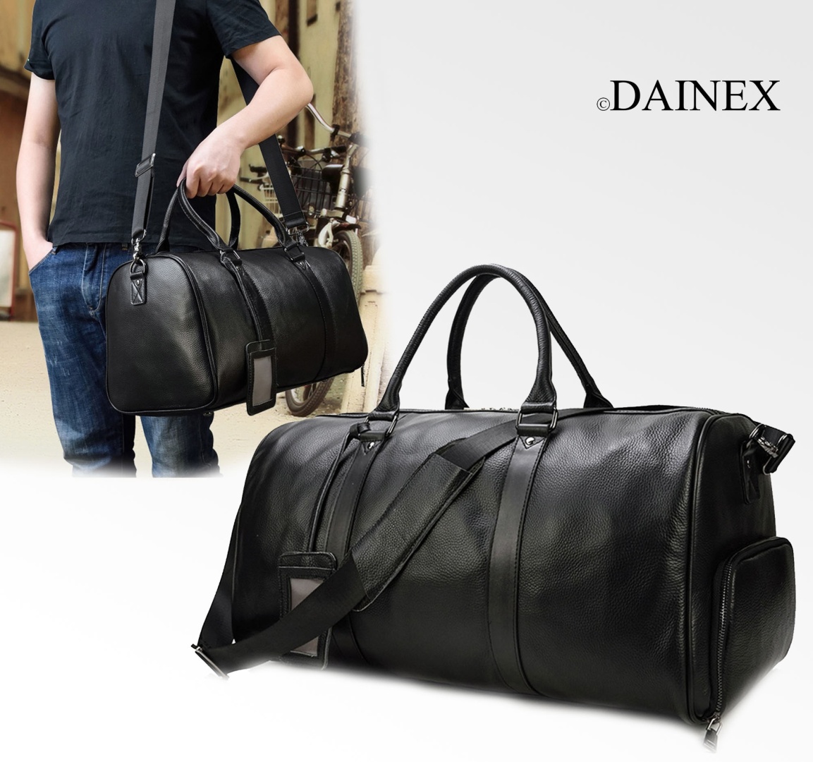 Сумка DAINEX натуральная кожа черный 27 л