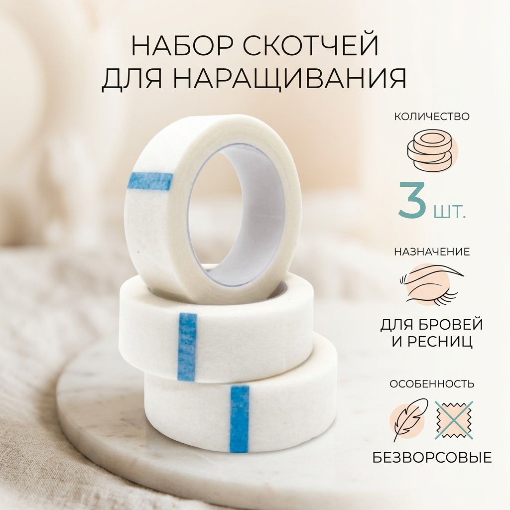 Скотч для наращивания 3 шт