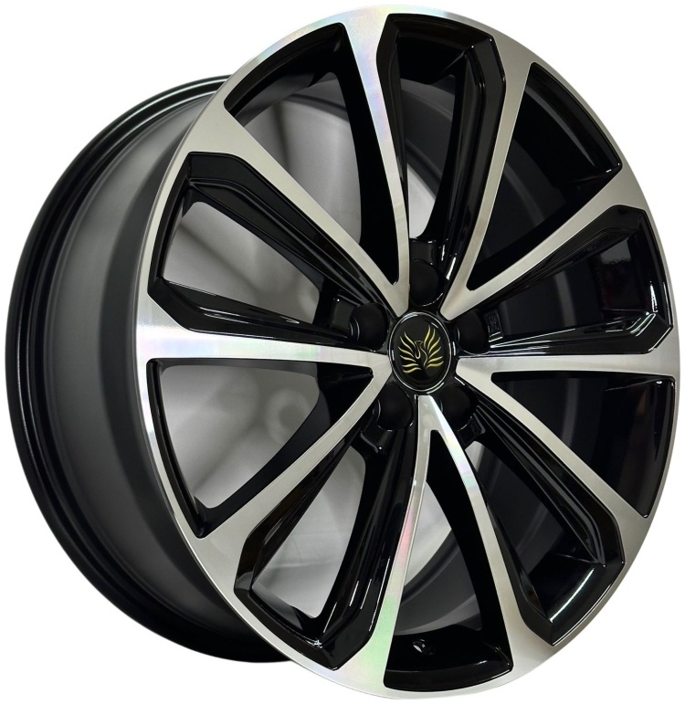 Top Grade L5566 8x19/5x108 D65.1 ET35 4 диска черный, серебристый