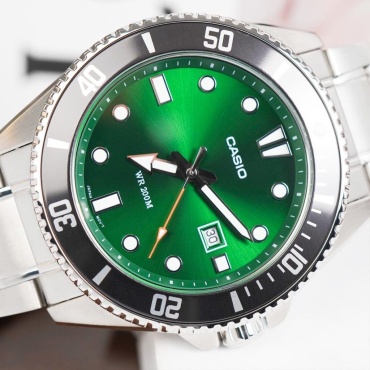 Кварцевые CASIO MDV-107D-3A2VDF нержавеющая сталь