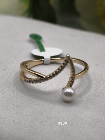 Кольцо Xuping Jewelry размер 16.5 медицинское золото, без вставок