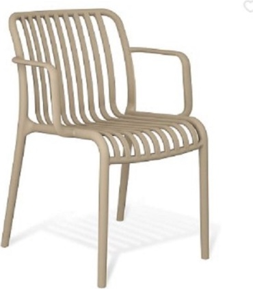 Стул ТЭТАХОУМ S173-1, 79x45x44 см, бежевый 1 шт.