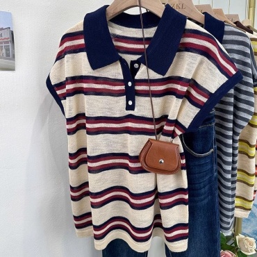 Поло AS BRAND однотонный синий