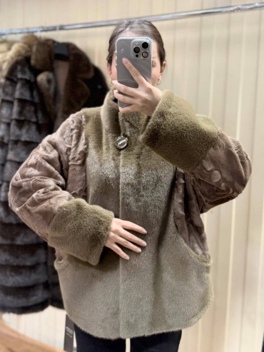 Шуба ULZANA коричневый