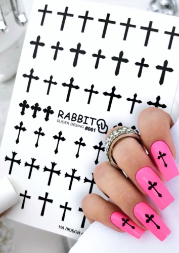 Crazy Shine Nails слайдеры Rabbit 061 1 шт