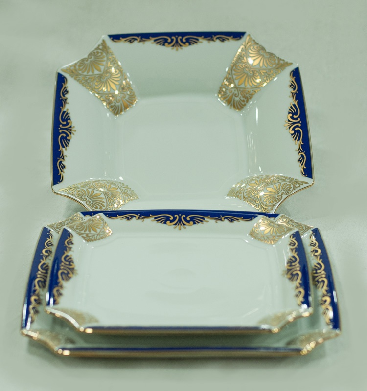 Набор тарелок Epiag Lofida Porcelain Empire 21 см, 7 шт, фарфор