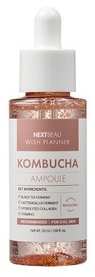 Nextbeau сыворотка Wish planner Kombucha BIOME Ampoule Сыворотка Комбуча 50 мл для лица 50 мл