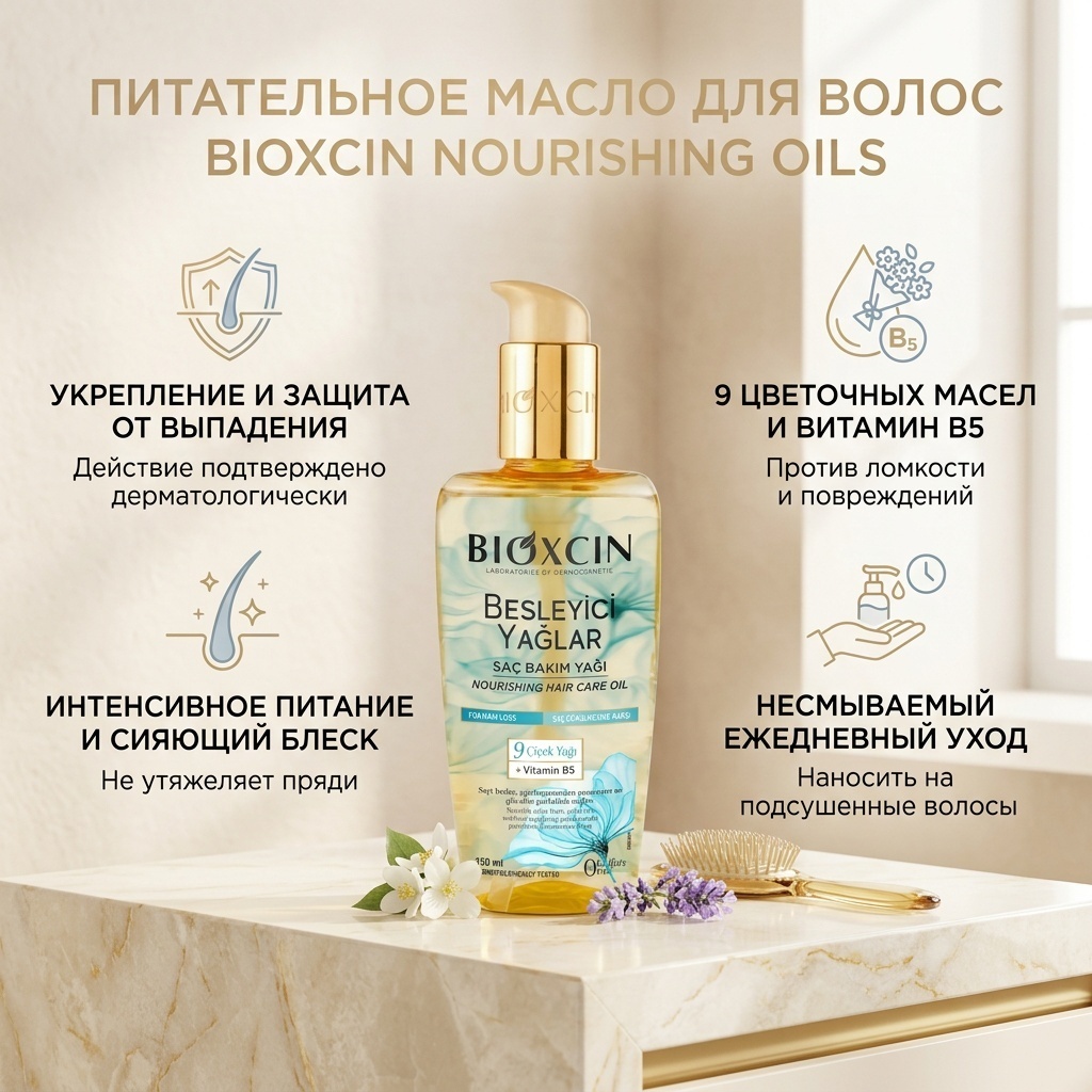 Bioxcin Nourishing Oils масло 150 мл