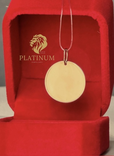 Подвеска PLATINUM Pl059412 вес 1.6 г золото, без вставок