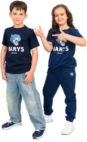 Футболка BARYS темно-синий