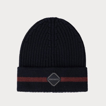 Шапка Hackett London размер универсальный, синий