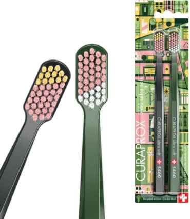 CURAPROX 5460 Duo Recycled 2025 зубная щетка мягкая 2 шт