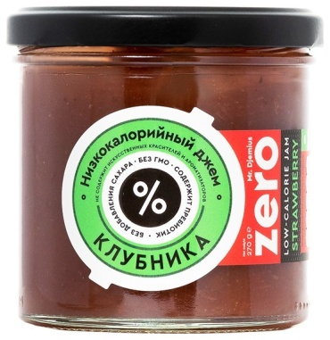 Mr. Djemius ZERO Джем низкокалорийный клубника 270 г