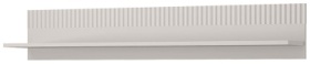 Полка Euromebel Винати 00070384, 127.4х21.6x22 см, светло серый
