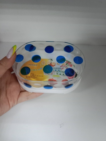 Мыльница Мыльница с крышкой 1 шт, пластик