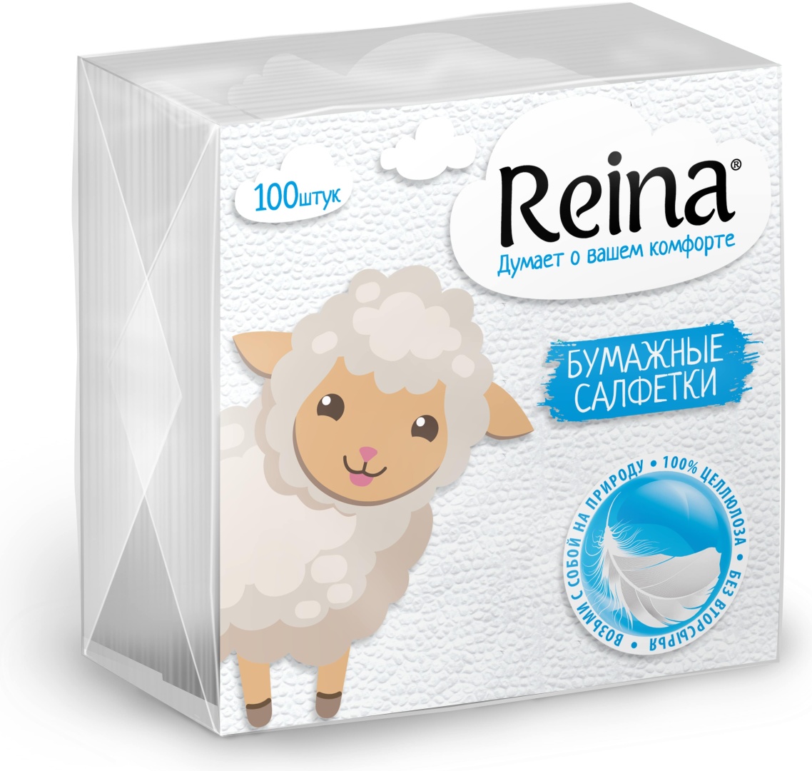 Бумажные салфетки Reina PN001 100 шт